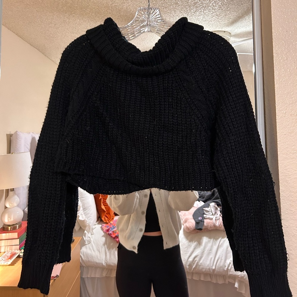 Cozy Black Women's Sweater